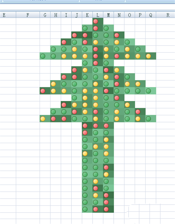 如何使用Excel制作圣诞树 Excel制作圣诞树方法